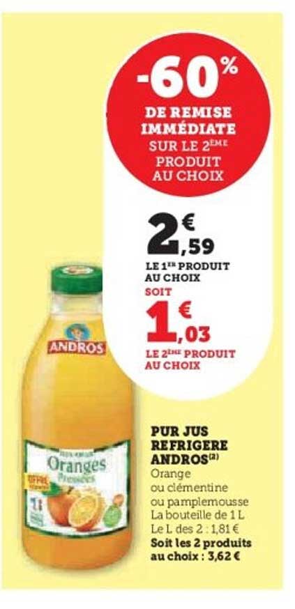 -60% DE REMISE IMMEDIATE SUR LE 2ÈME PRODUIT AU CHOIX