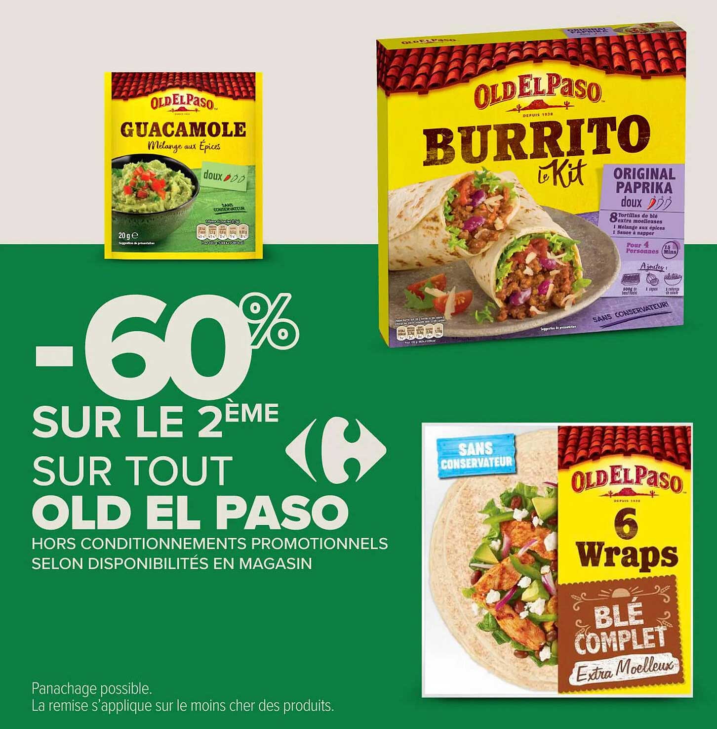 -60% SUR LE 2ÈME SUR TOUT OLD EL PASO