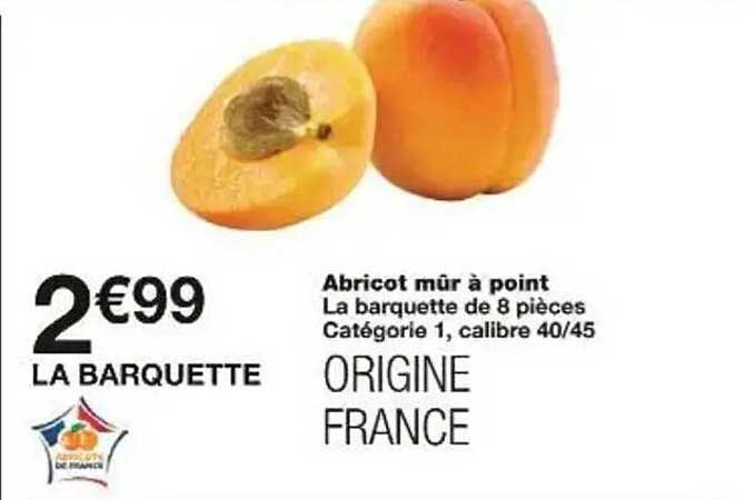 Abricot mûr à point