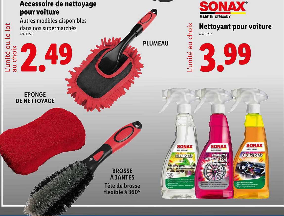 Accessoire de nettoyage pour voiture