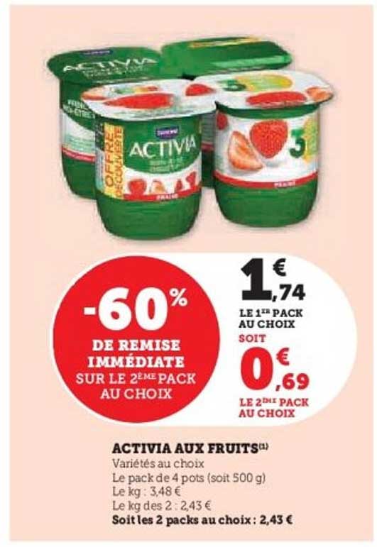 ACTIVIA AUX FRUITS