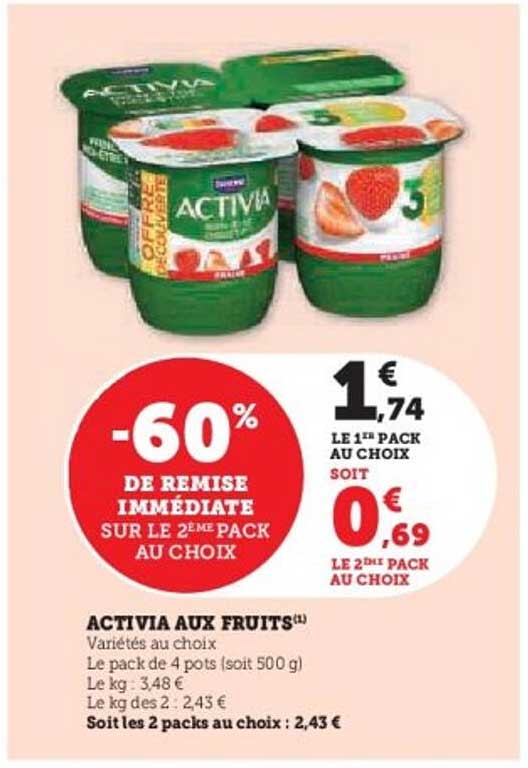 ACTIVIA AUX FRUITS
