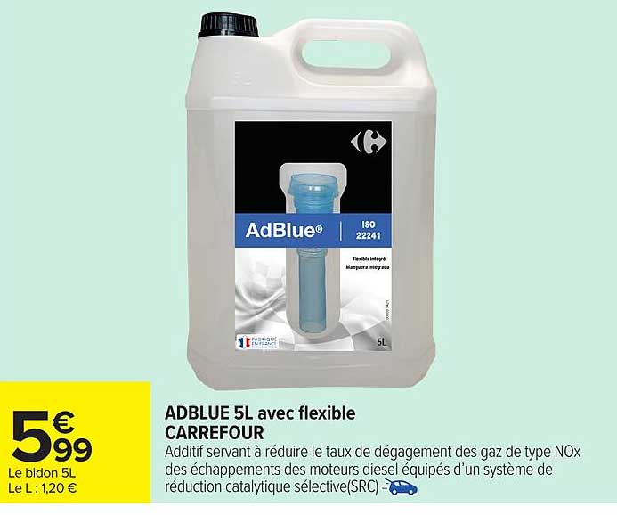 ADBLUE 5L avec flexible CARREFOUR
