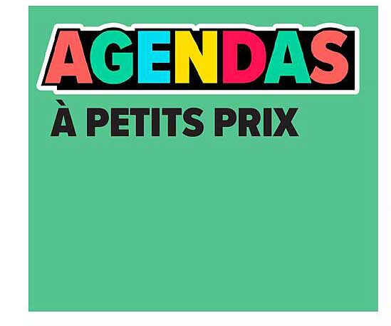 AGENDAS À PETITS PRIX