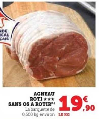 AGNEAU RÔTI ★★★ SANS OS À ROTIR