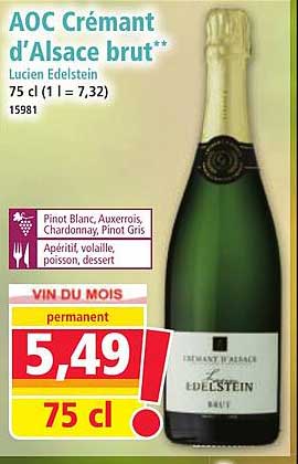 AOC Crémant d'Alsace brut**