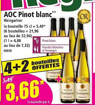 AOC Pinot blanc** Weingartner