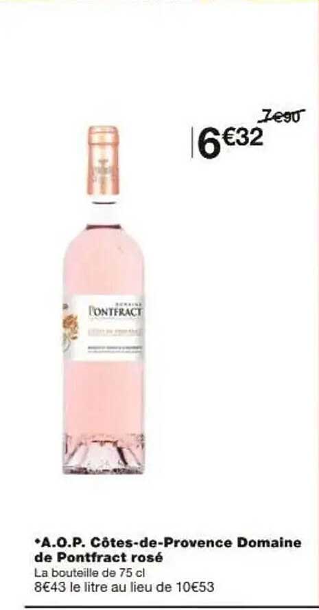 A.O.P. Côtes-de-Provence Domaine de Pontfract rosé