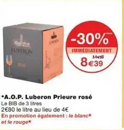 A.O.P. Luberon Prieure rosé