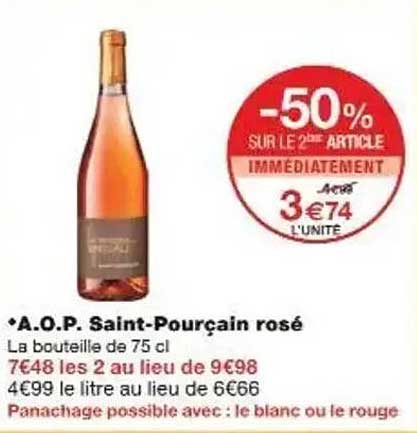 *A.O.P. Saint-Pourcain rosé*