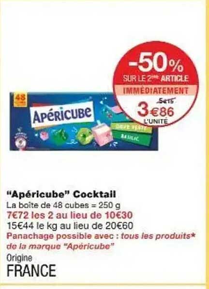"Apéricube" Cocktail