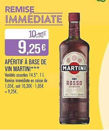 APÉRITIF À BASE DE VIN MARTINI