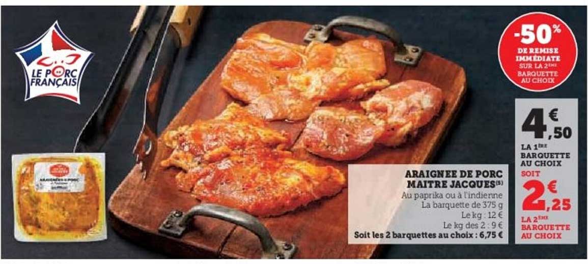ARAGINÉE DE PORC MAITRE JACQUES