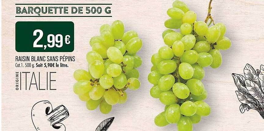 BARQUETTE DE 500 G