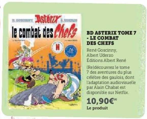 BD ASTERIX TOME 7 - LE COMBAT DES CHEFS