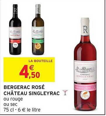 BERGERAC ROSÉ CHÂTEAU SINGLEYRAC