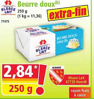 Beurre doux(b)