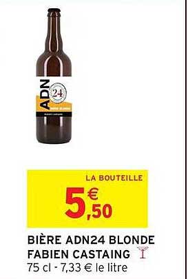 BIÈRE ADN24 BLONDE FABIEN CASTAING