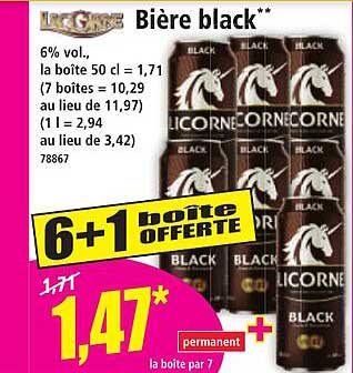 Bière black**