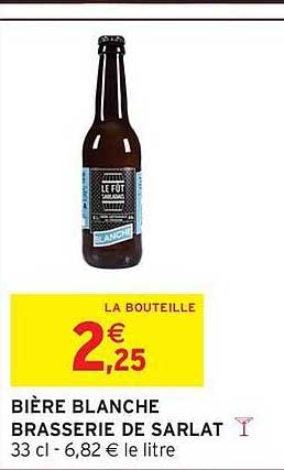 BIÈRE BLANCHE BRASSERIE DE SARLAT