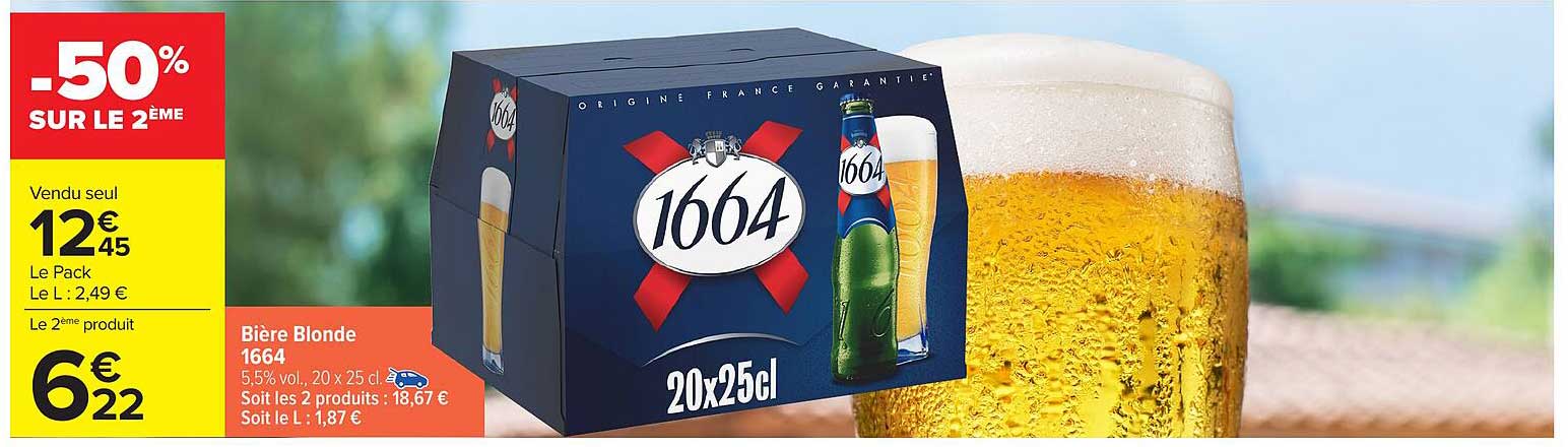 Bière Blonde 1664