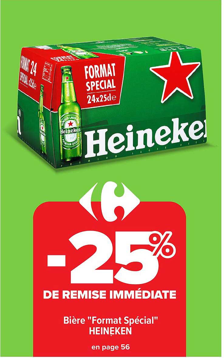 Bière "Format Spécial" HEINEKEN