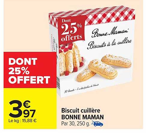 Biscuit cuillère BONNE MAMAN