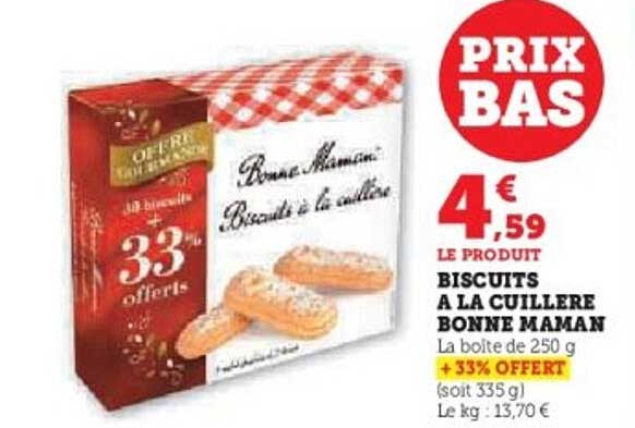 Biscuits à la cuillère Bonne Maman