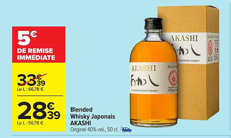Blended Whisky Japonais AKASHI