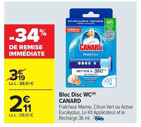 Bloc Disc WC© CANARD