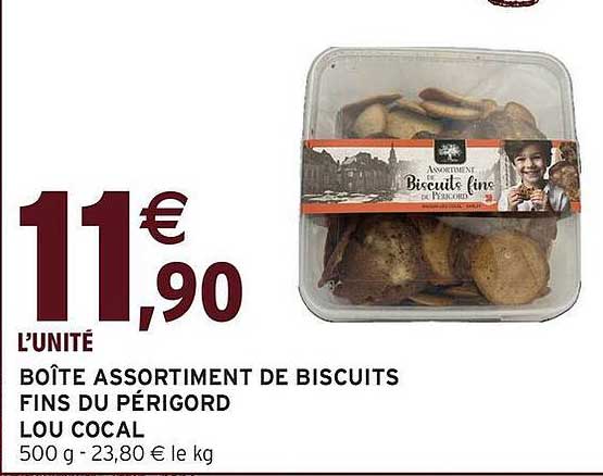 BOÎTE ASSORTIMENT DE BISCUITS FINS DU PÉRIGORD