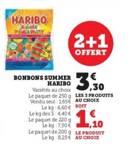 BONBONS SUMMER HARIBO