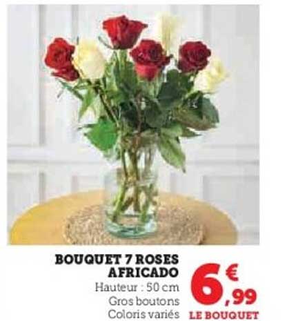 BOUQUET 7 ROSES AFRICADO