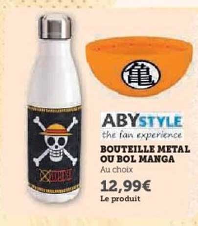 BOUTEILLE METAL OU BOL MANGA