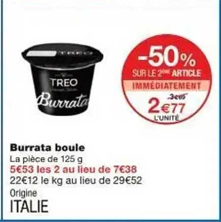 Burrata boule