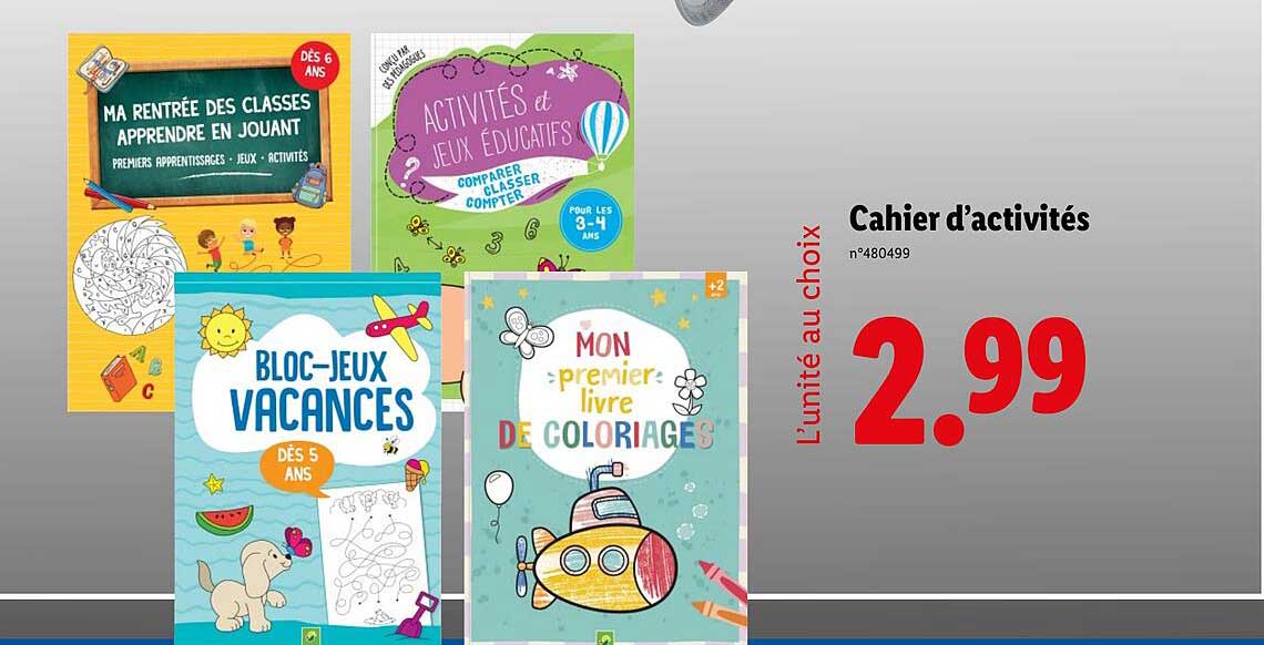 Cahier d’activités