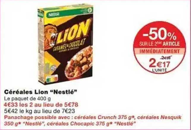 Céréales Lion “Nestlé”