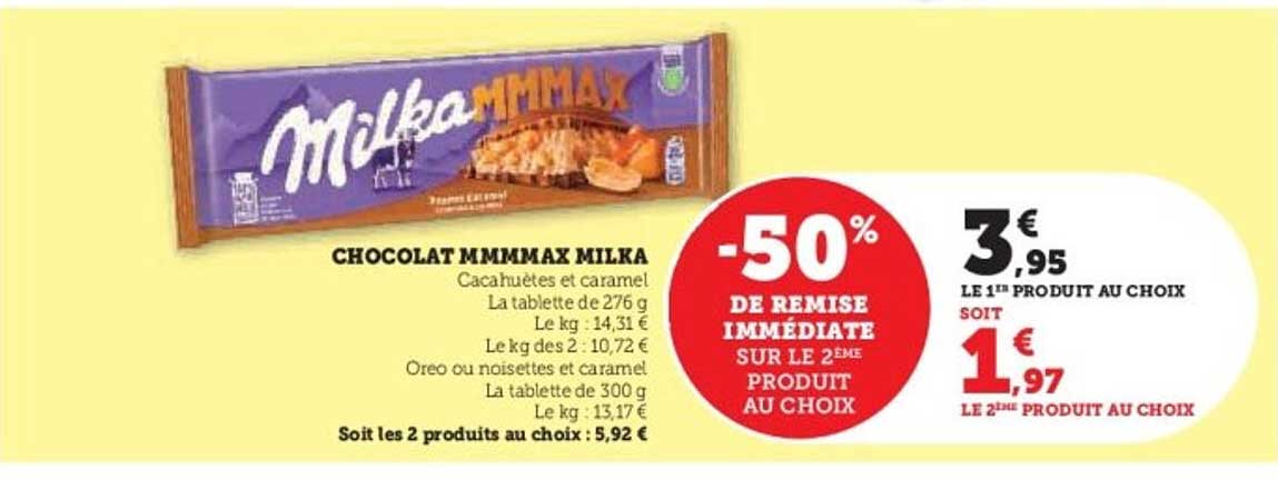 CHOCOLAT MMMMAX MILKA