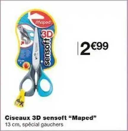 Ciseaux 3D sensoft "Maped"