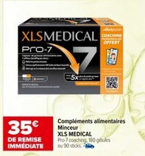 Compléments alimentaires Minceur XLS MEDICAL Pro-7