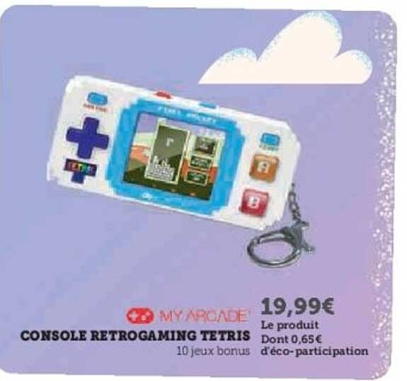 CONSOLE RETROGAMING TETRIS