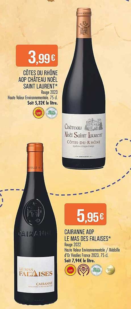 CÔTES DU RHÔNE AOP CHÂTEAU NOËL SAINT LAURENT*