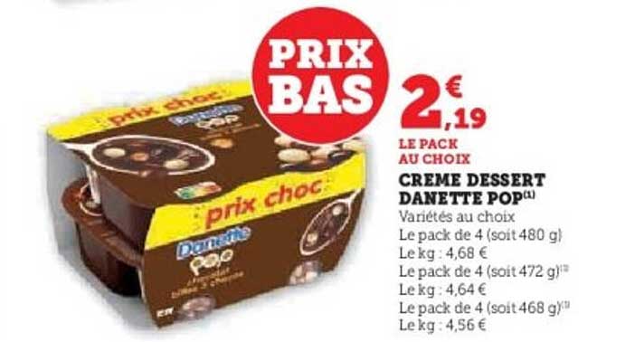 CREME DESSERT DANETTE POP