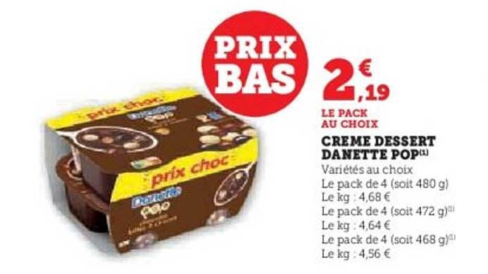 CREME DESSERT DANETTE POP