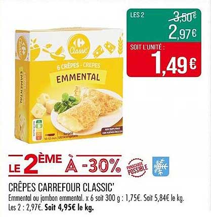 CRÊPES CARREFOUR CLASSIC'