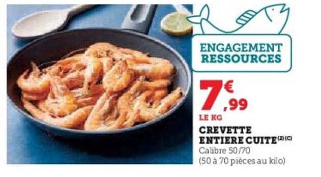 CREVETTE ENTIERE CUITE (2)(C)