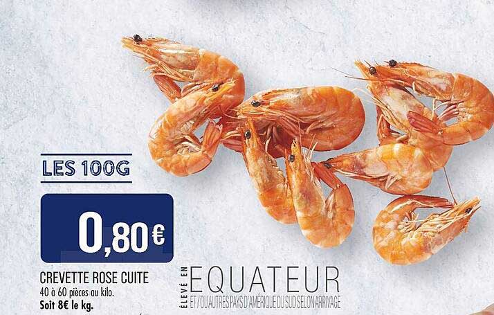 CREVETTE ROSE CUITE