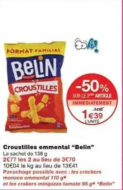 Croustilles emmental "Belin"