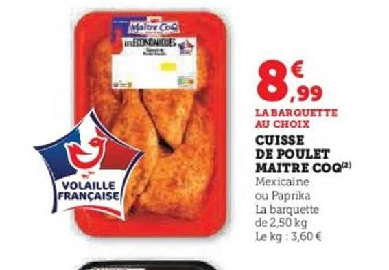 CUISSE DE POULET MAITRE COQ