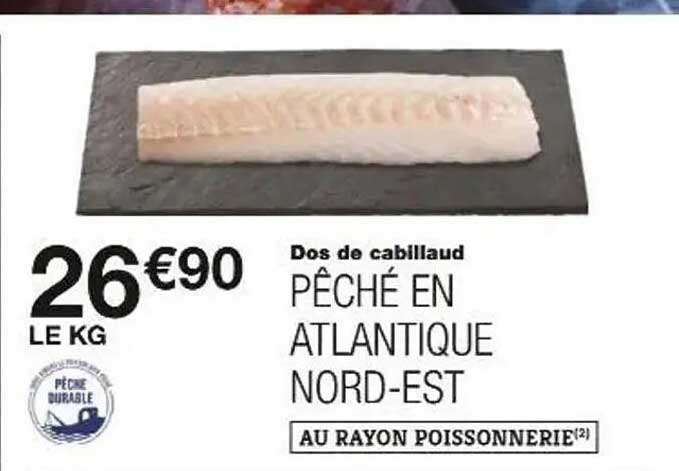 Dos de cabillaud
